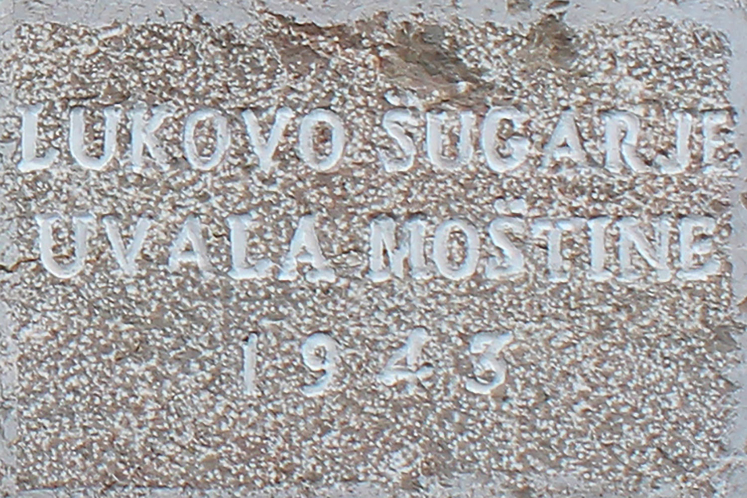 lukovo sugarje uvala mostine 1943
