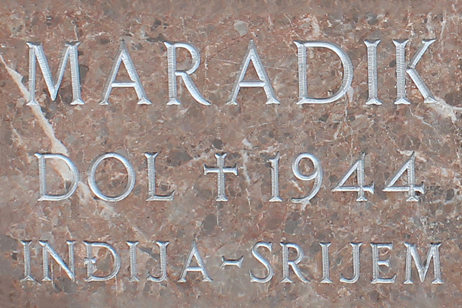 maradik dol 1944 indija srijem srbija