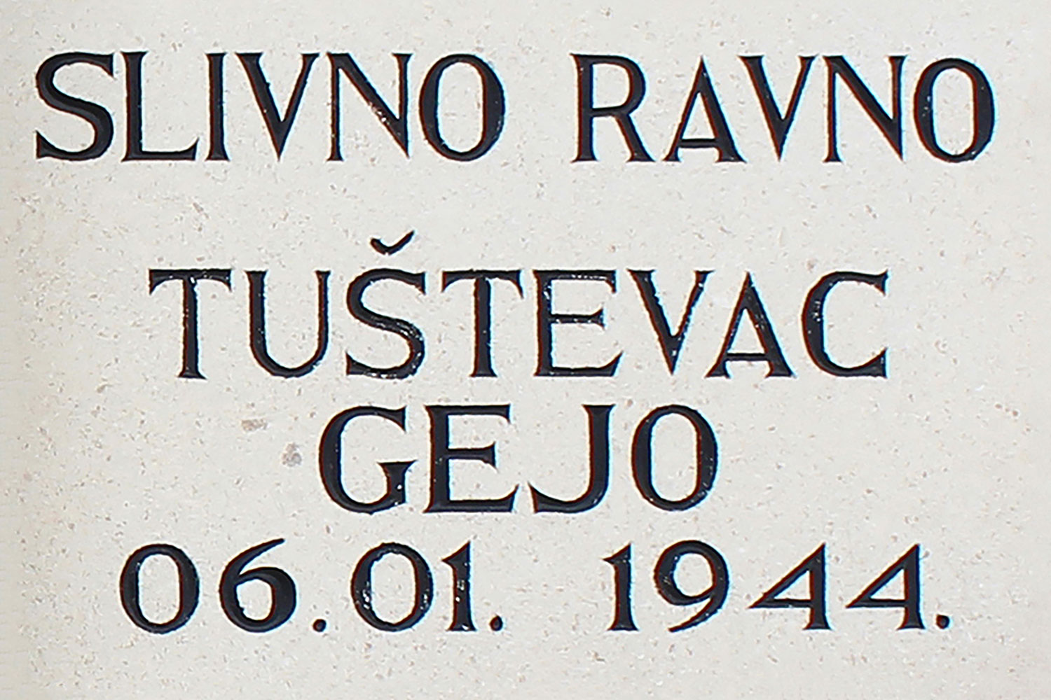 slivno ravno tustevac gejo 06 01 1944 bih